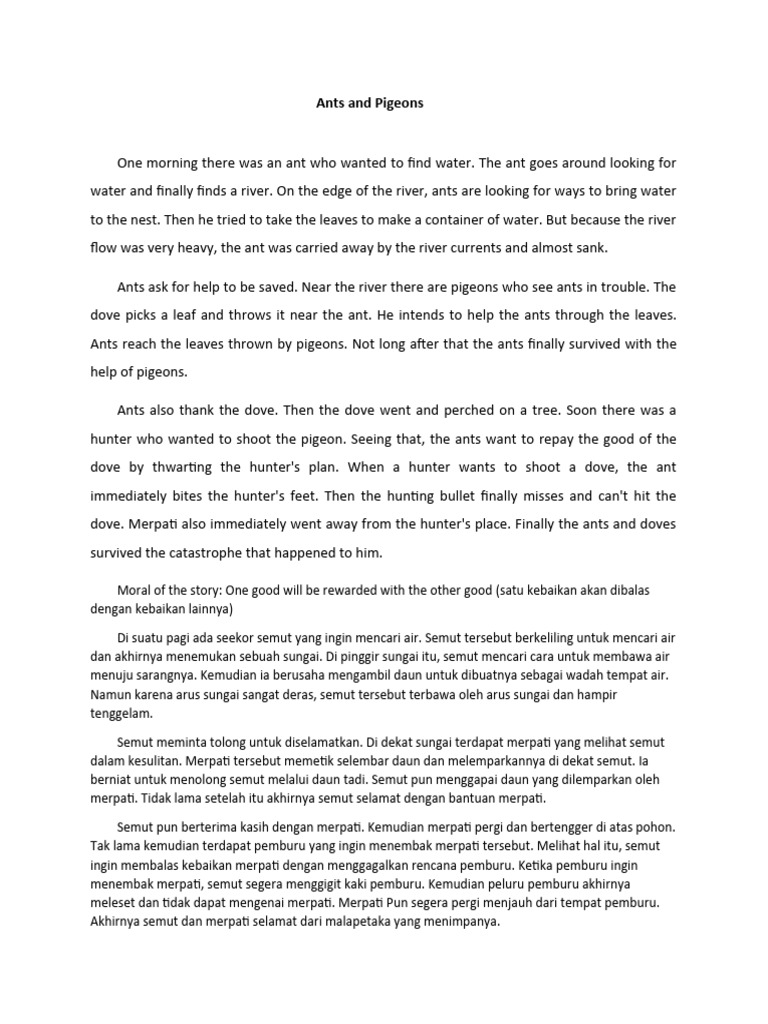 Soal Essay Narrative Text Kelas 9 Bahasa Inggris