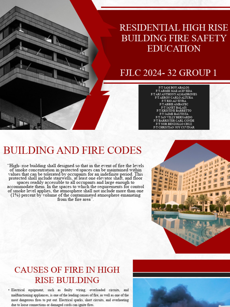 High Rise Powerpoint Presentation | PDF | Fire Safety | Fires