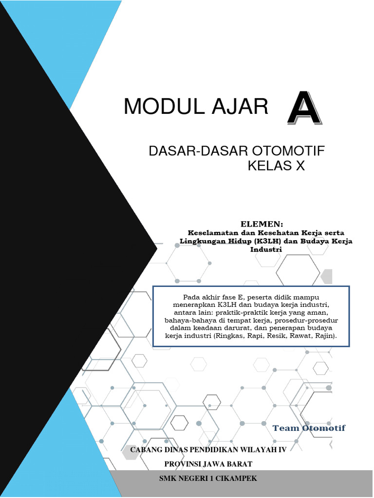 K3LH dan Budaya Kerja Otomotif SMK | PDF | Karier & Perkembangan