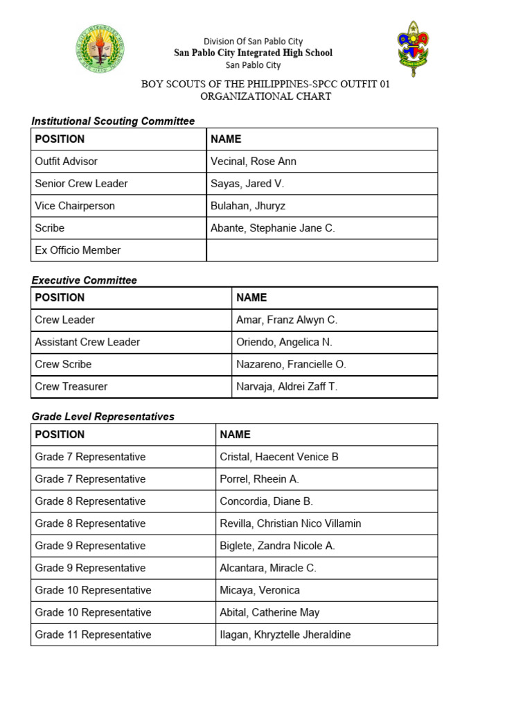 Organizational Chart PDF Board Of Directors Corporate Governance