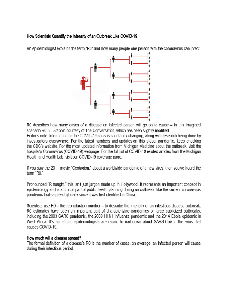 How Scientists Quantify The Intensity of An Outbreak Like COVID | PDF ...