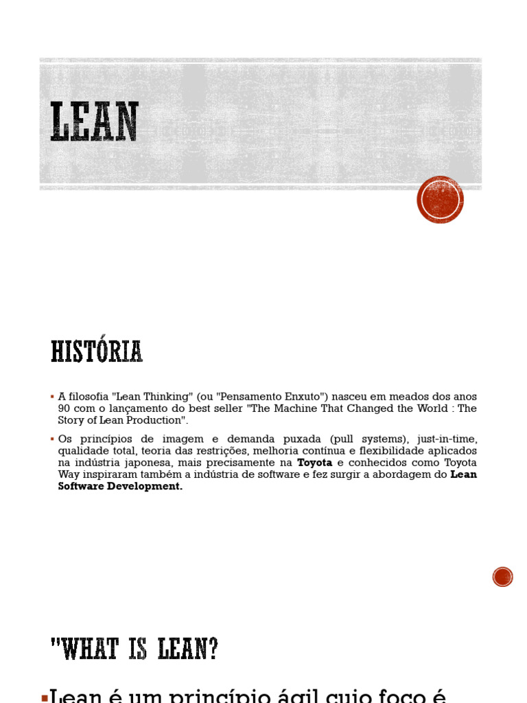 Princípios do Lean Software Development | PDF | Fabricação enxuta