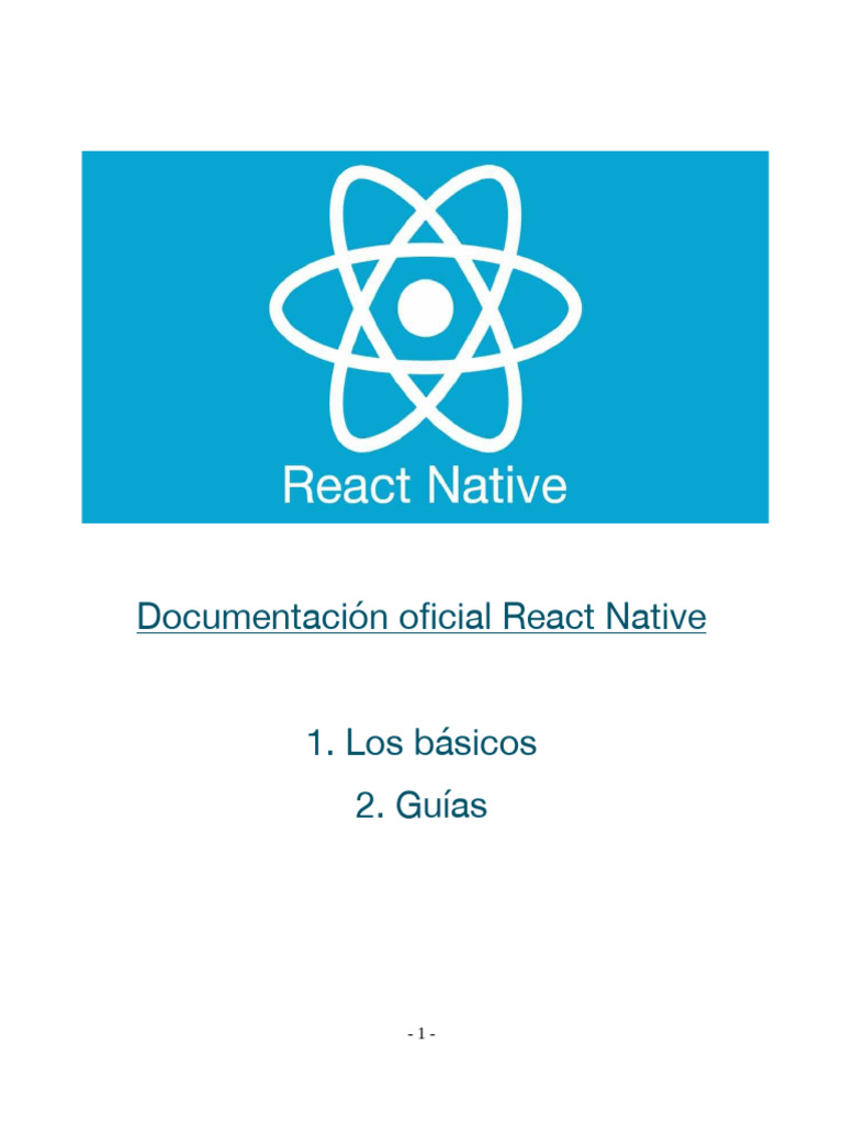 React Native | PDF | Software de la aplicacion | Android (sistema ...