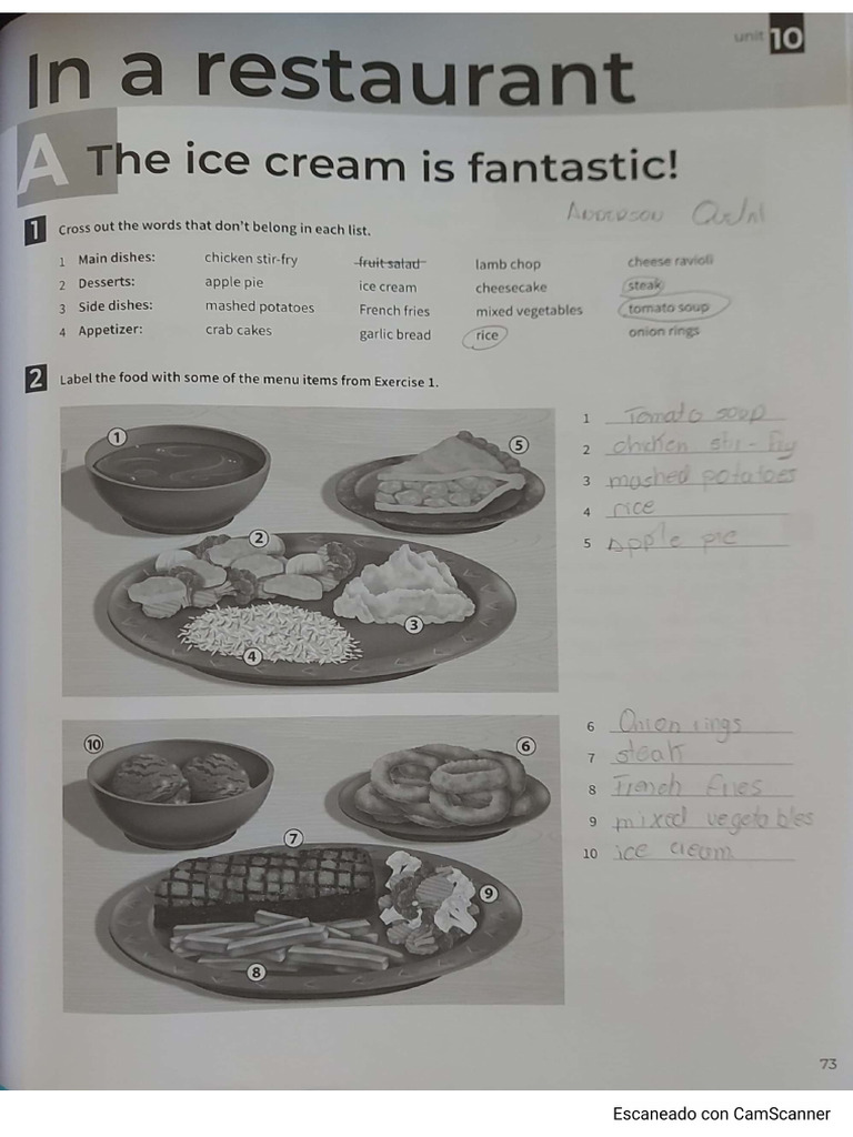 Workbook 2B Unit 10 | PDF