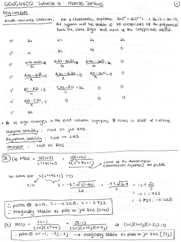 Tutorial 4 Solutions Extra 2022 | PDF
