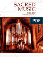 Sacred Music, 134.3, Fall 2007 The Journal of The Church Music Association of America