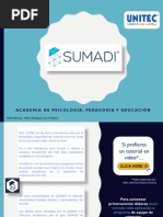 Uso de SUMADI para Exámenes en UNITEC | PDF | Aplicación movil ...