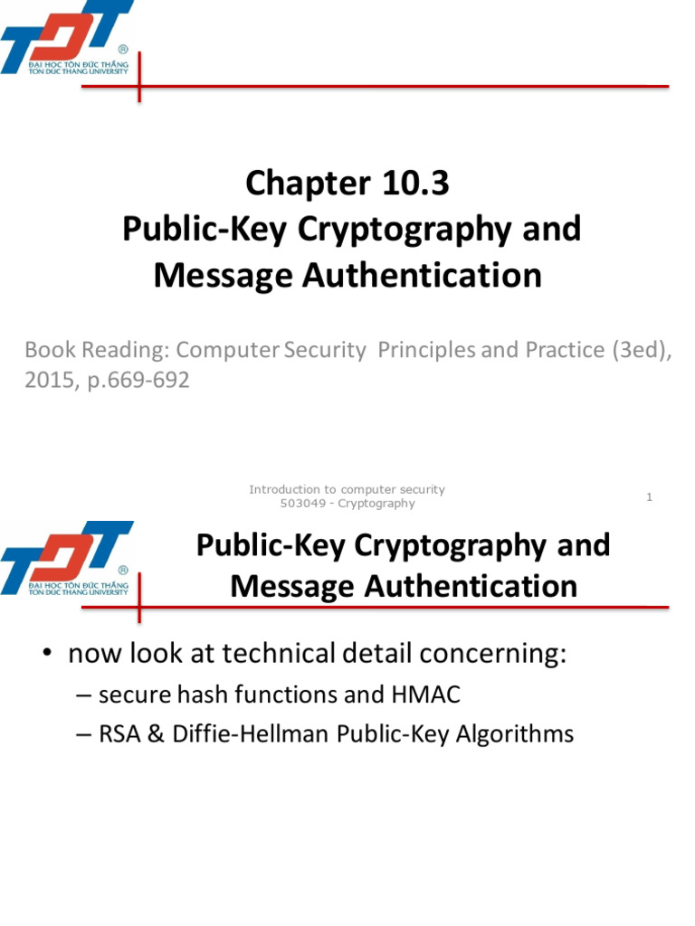 503049-Chapter 10.3 Public-Key Cryptography and Message Authentication ...