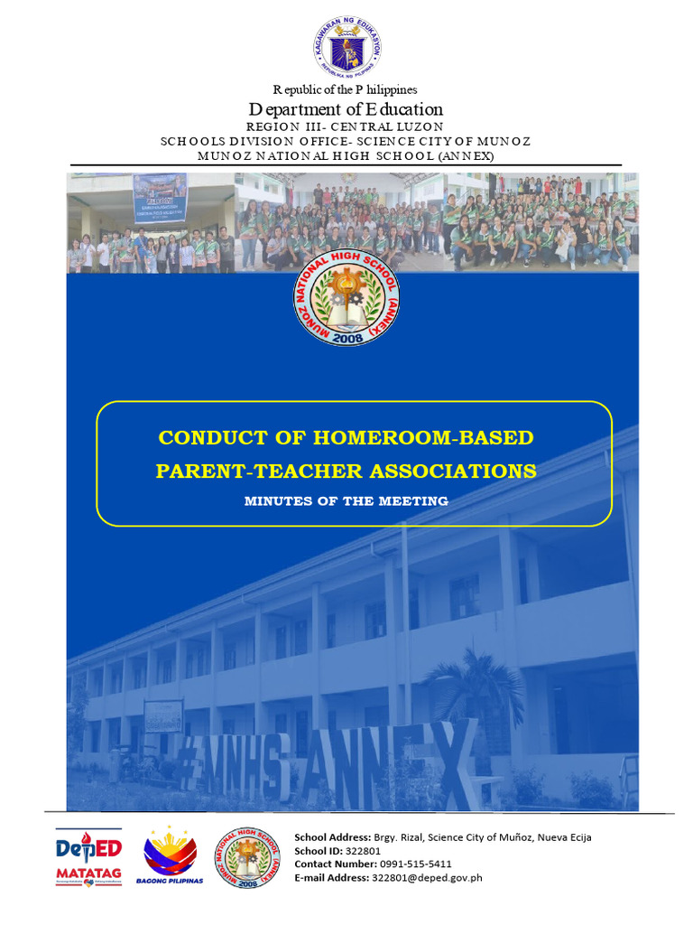 Minutes Of The Meeting Hpta Pdf Career Growth Wellness