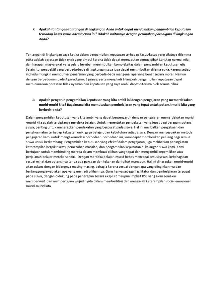 Koneksi Antar Materi | PDF