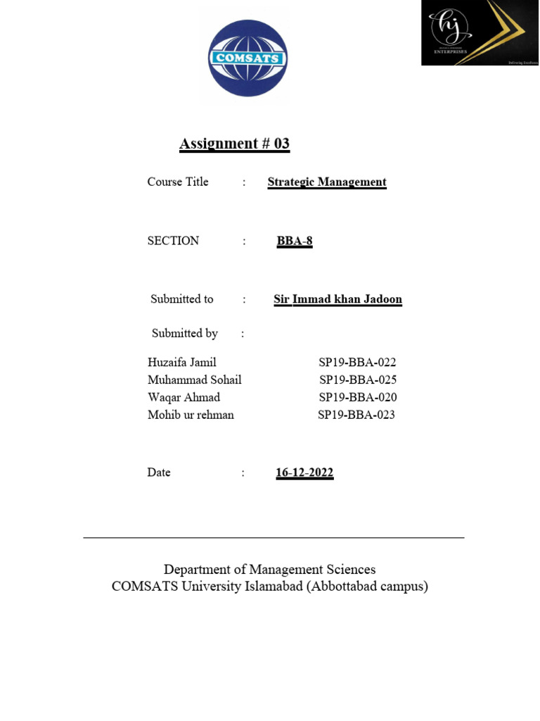 Assignment SM | PDF | Customer | Business Process