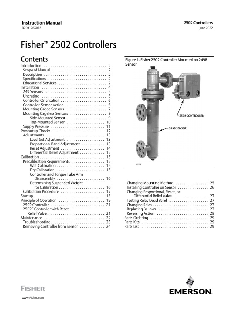 Instruction Manual Fisher 2502 Controllers en 134832 | PDF | Thermal ...