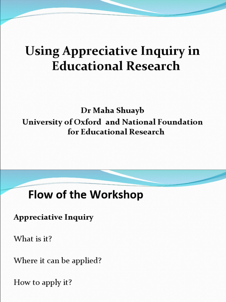 MahaShuayb Using Appreciative Inquiry | PDF | Artificial Intelligence ...