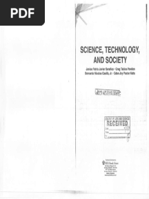Science, Technology, and Society - Serafica, Pawilen, Caslib JR, Alata - Rex Book Store - 2018