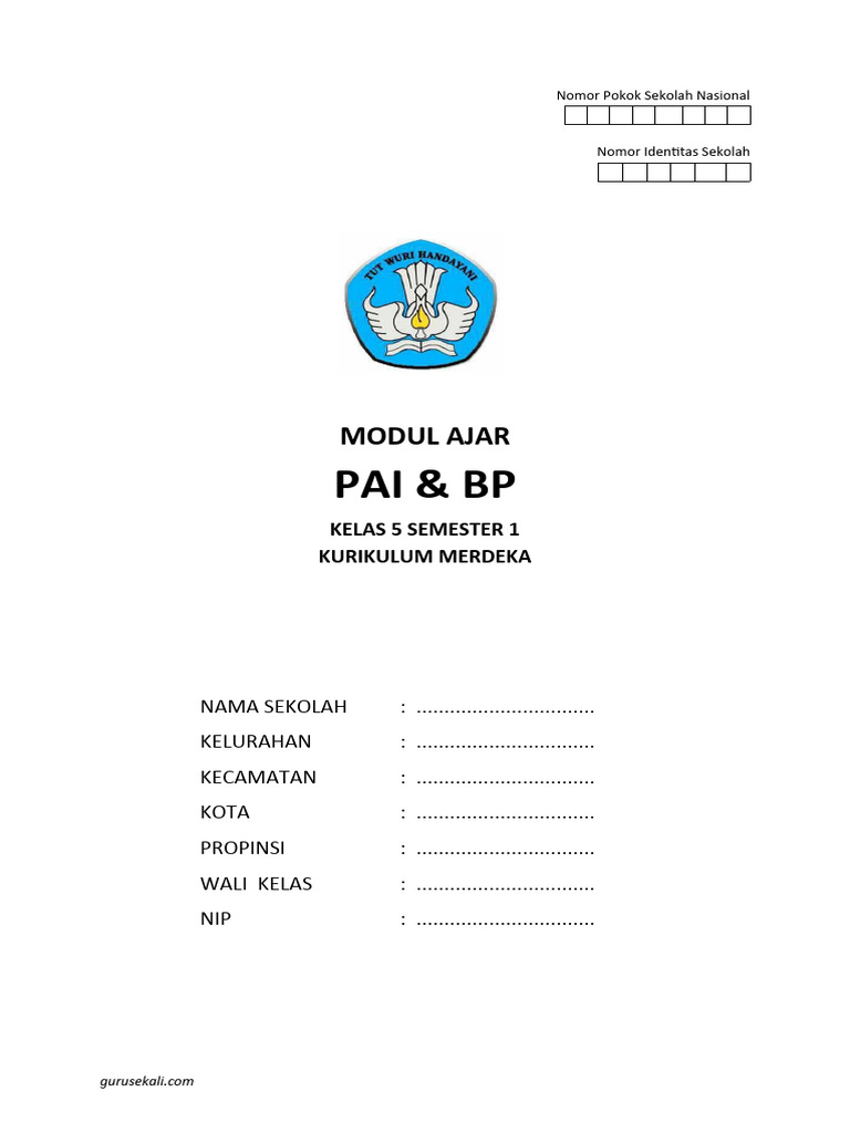 Modul Aja PAI Kelas 5 Semester 1 | PDF | Karier & Perkembangan ...