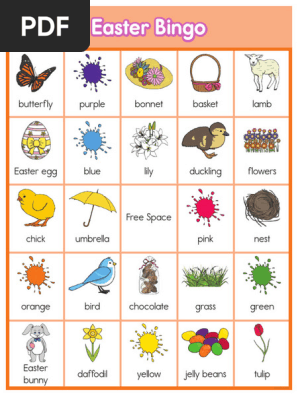 Easter Bingo Boards