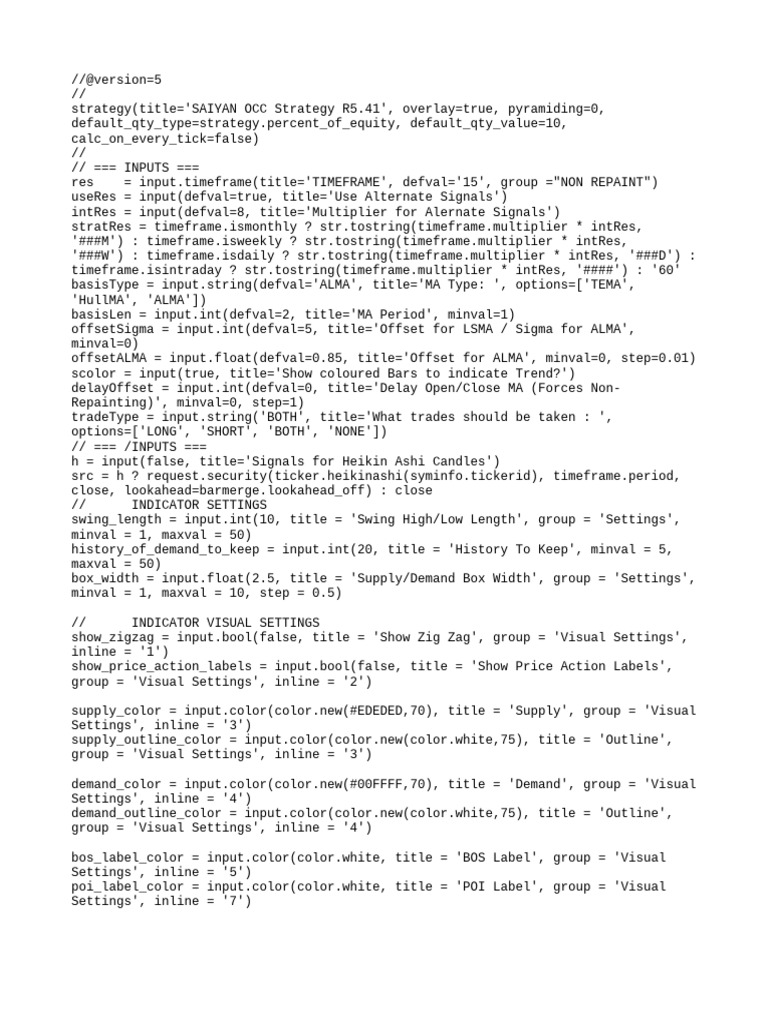 Saiyan Occ Strategy r5.41 | PDF