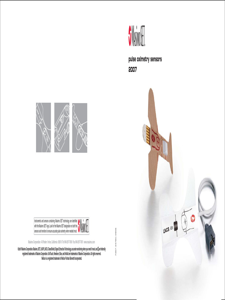 Masimo Sensors and Cables | PDF | Infants | Medicine