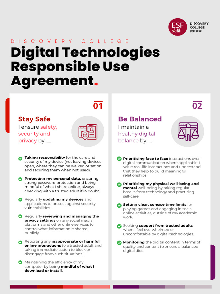 Responsible Digital Technology Use Guide | PDF | Critical Thinking ...