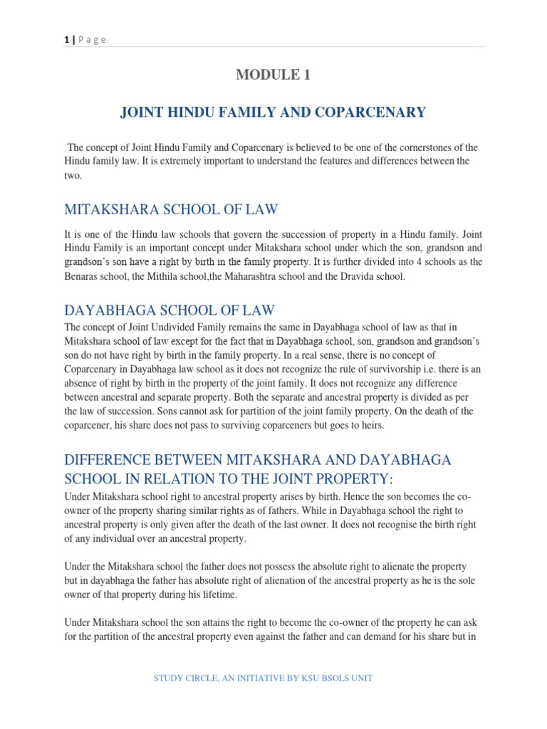 Family Law 2 Full Notes | PDF | Concurrent Estate | Property