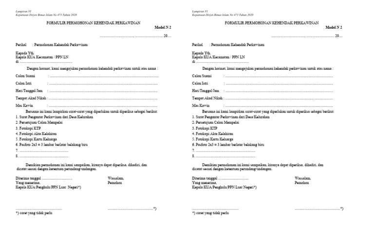 Model N 2 Model N 2 | PDF | Hukum