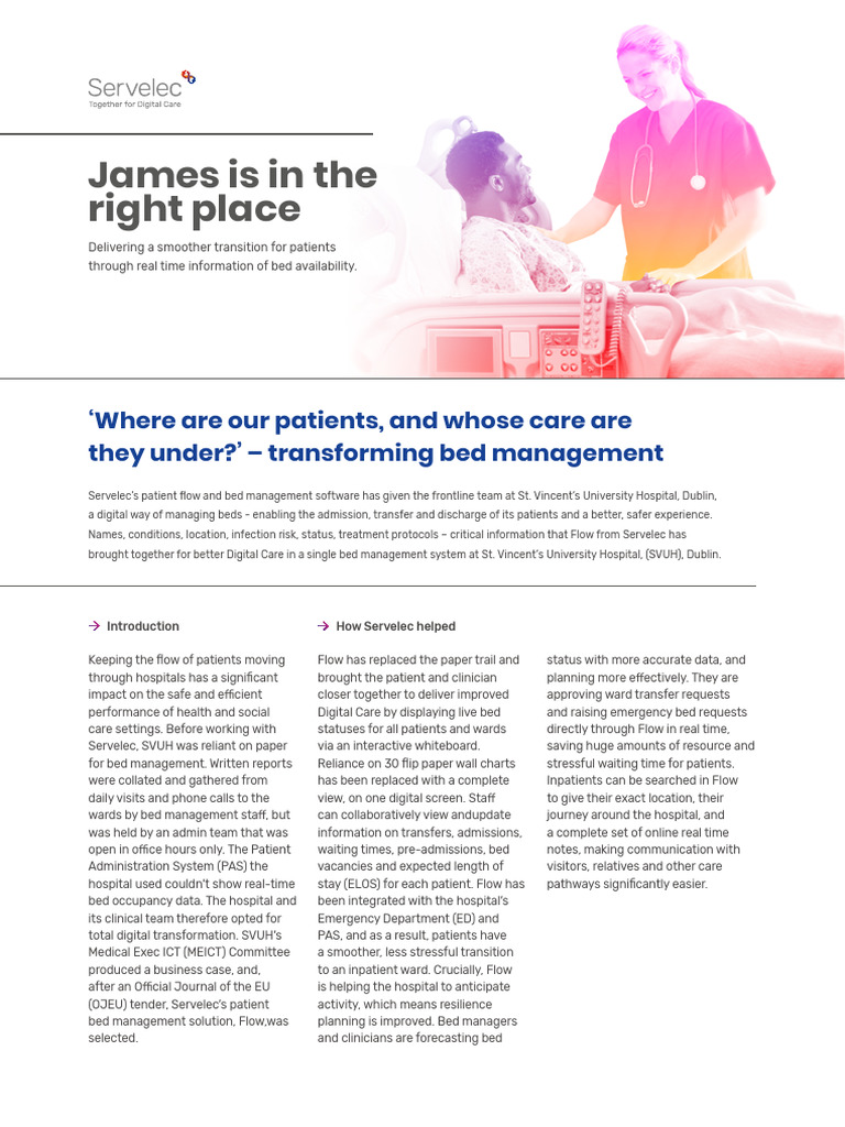 Digital Bed Management Transformation | PDF | Patient | Hospital
