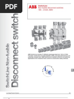 ABB SwitchLine, Non-Fusible Disconnect Switches