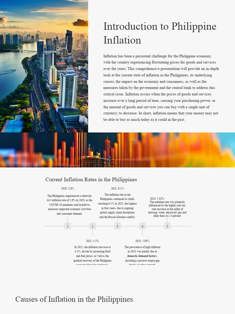 Philippine Inflation Overview and Solutions | PDF | Cost Of Living ...