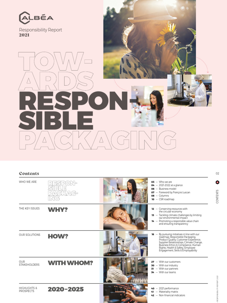 Albéa's 2021 Responsibility Report | PDF | Corporate Social ...