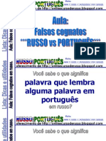 Falsos Cognatos em Russo