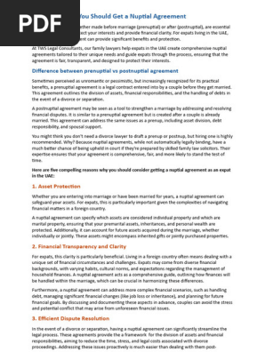5 Reasons Why You Should Get a Prenuptial Agreement MS notes_