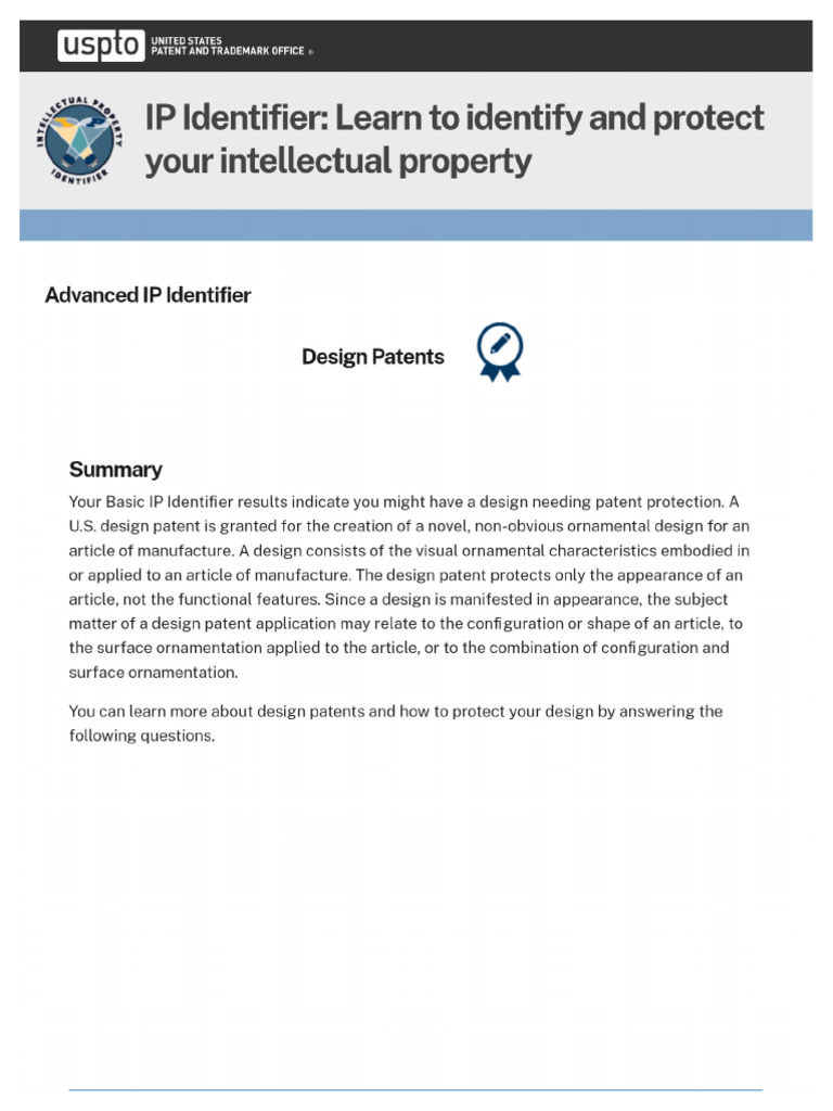 Design Patents Result | PDF