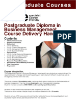 Course Delivery PDBM