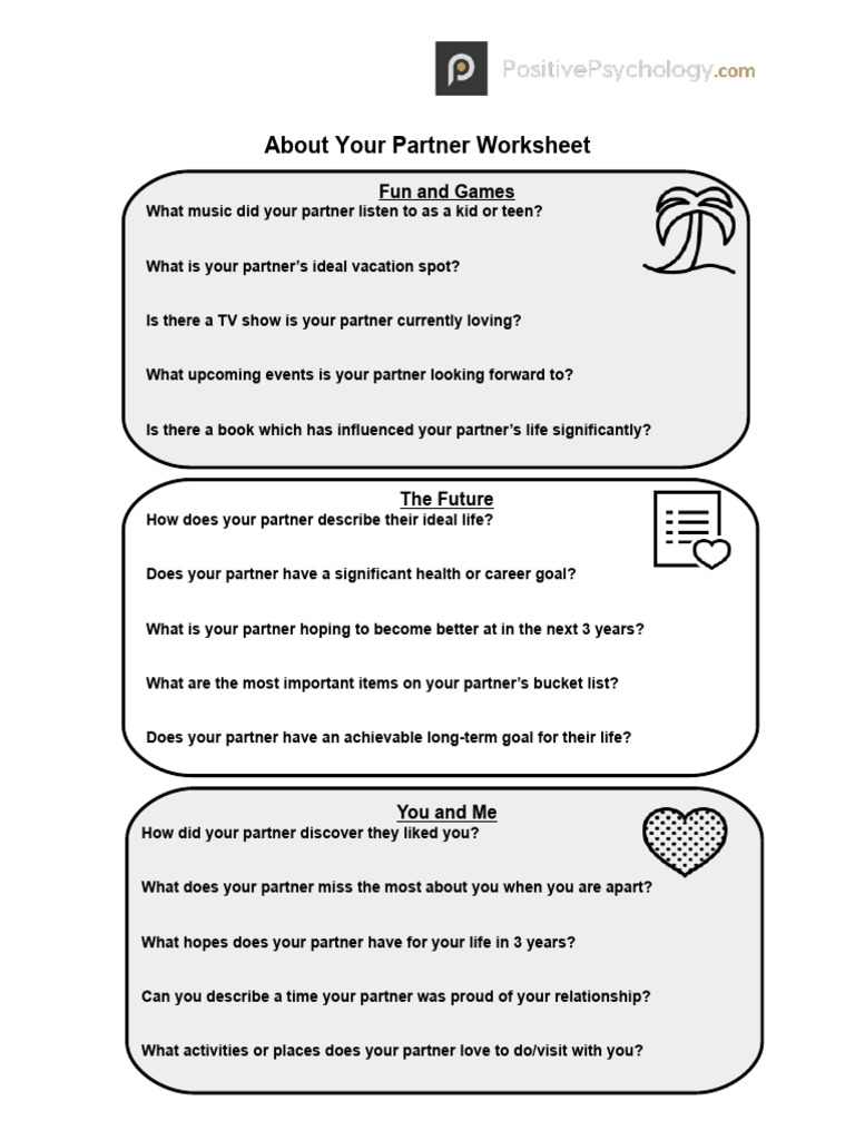 Partner Discovery Worksheet | PDF