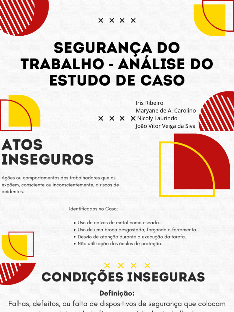 Segurança do Trabalho: Análise de Riscos | PDF