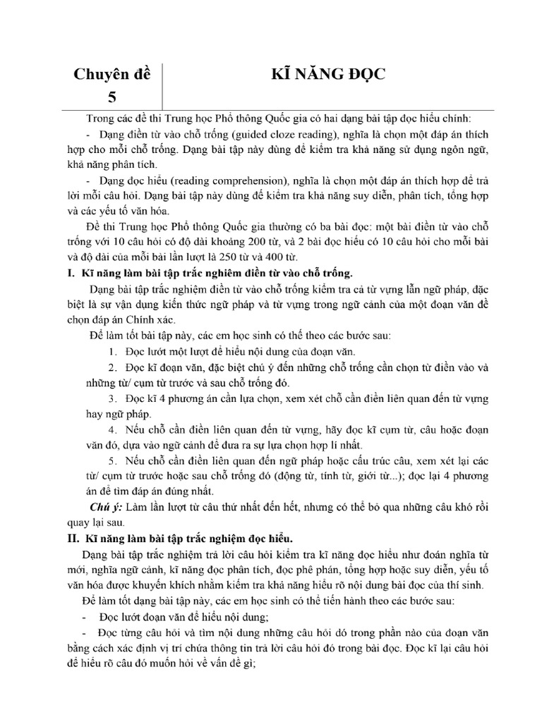 Bài đọc | PDF