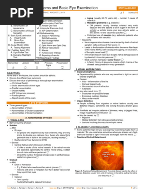 -OPT- 1.01 Eye Symptoms and Basic Eye Examination - Dr. Jonathan a. Rivera-Ver2