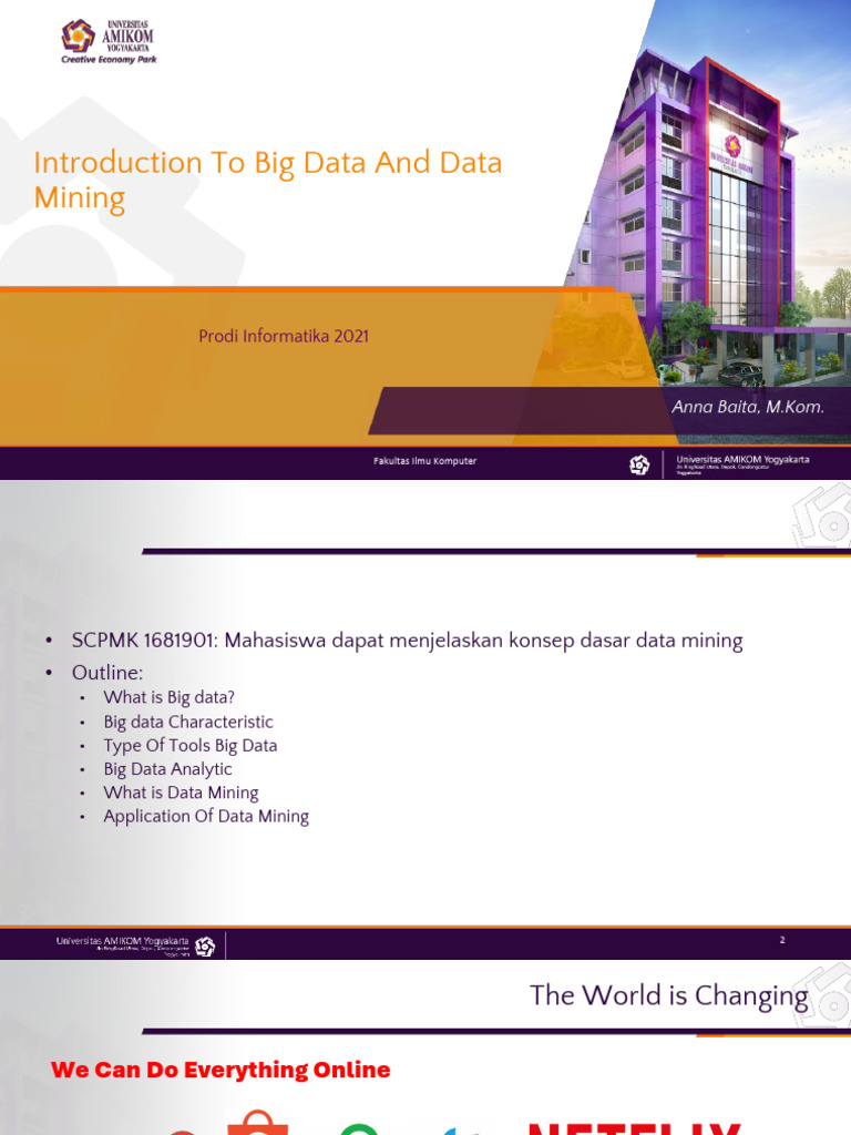 Introduction To Big Data and Data Mining | PDF