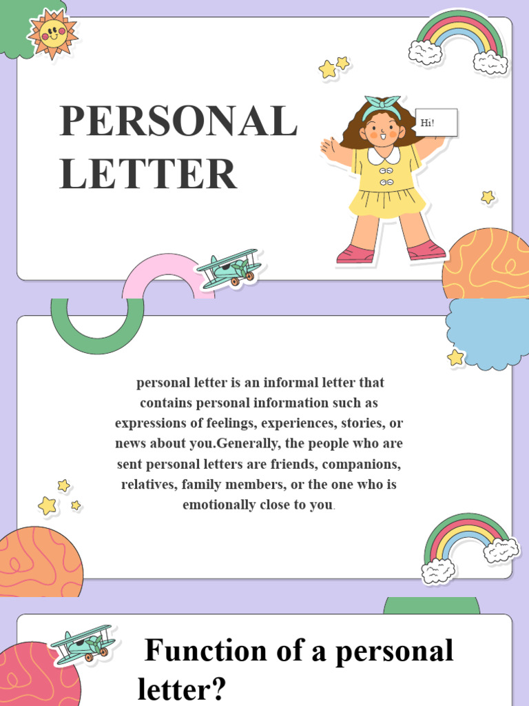 Understanding Personal Letters | PDF