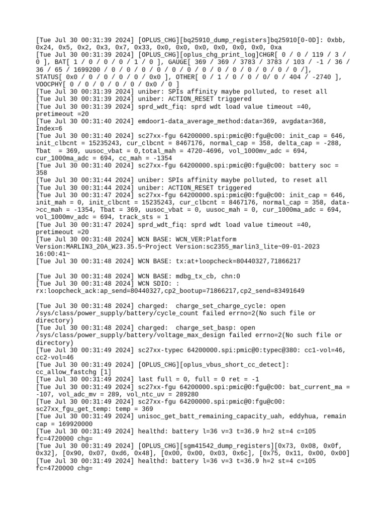 Standby Kernel Log 2024 0730 011907 | PDF | Computing | Computer ...