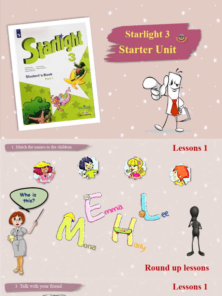 Starlight 3: Starter Unit Overview | PDF | Language Arts & Discipline