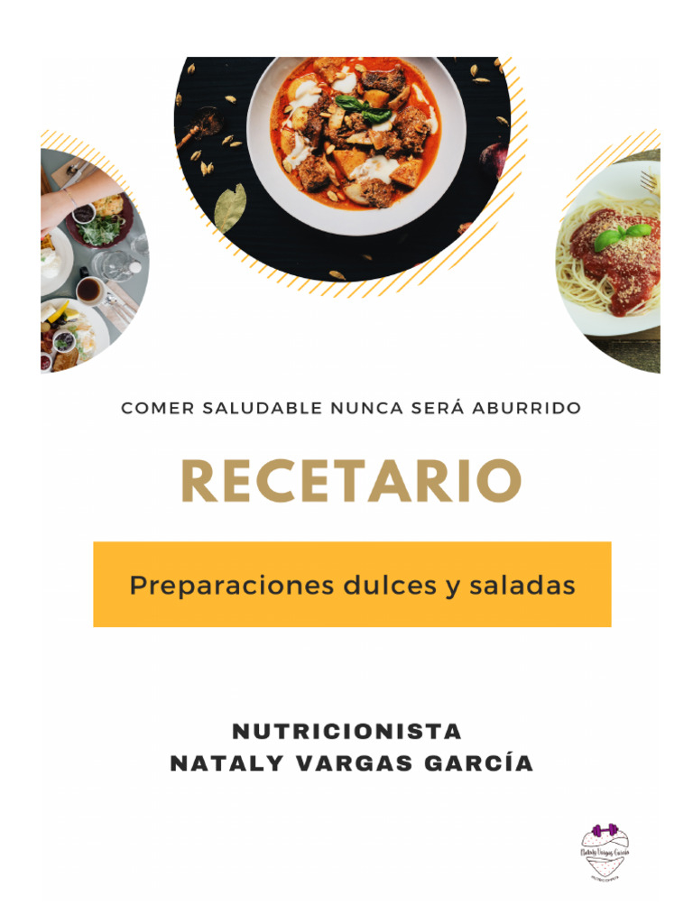 Recetas Saludables y Veganas Variadas | PDF | ensalada | Ingredientes ...