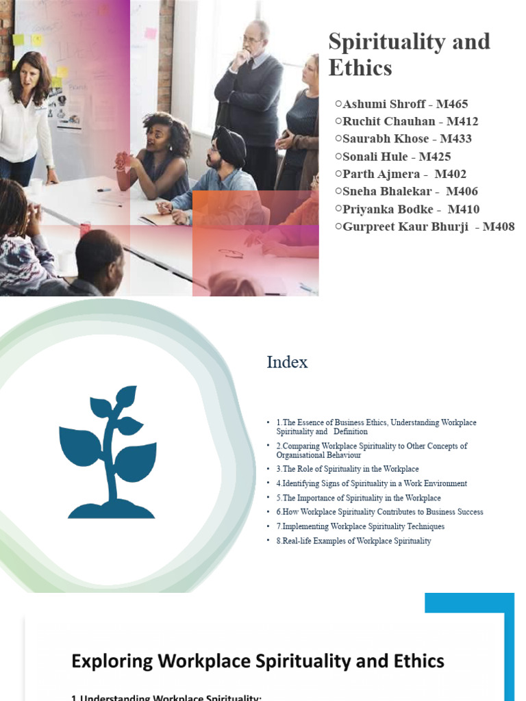 Spirituality and Ethics | PDF | Organizational Behavior ...