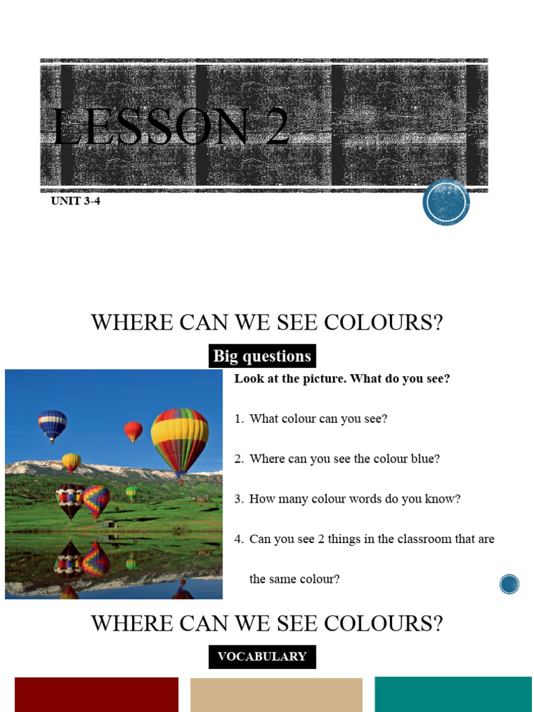 Lesson 2 | PDF | Color | Artistic Techniques