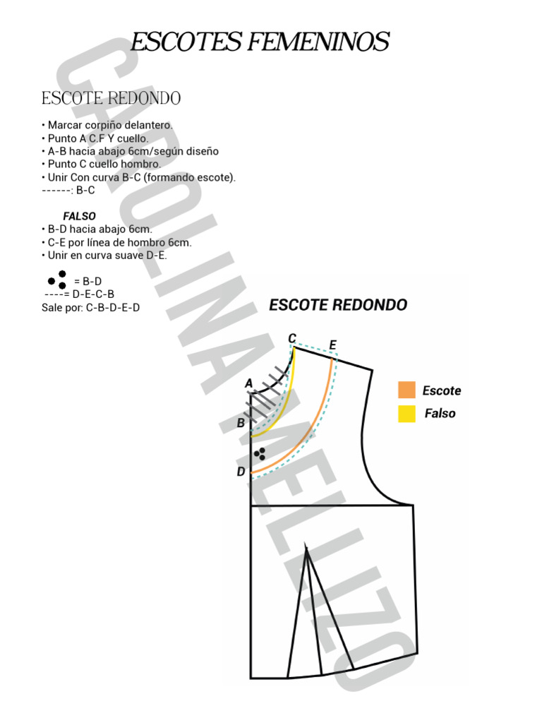 Guía de Escotes Femeninos en Moda | PDF | Ropa
