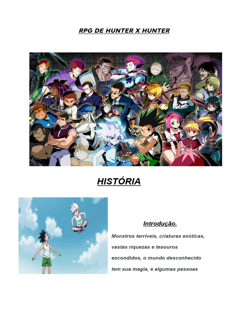 RPG Hunter x Hunter: Licenças e Classes | PDF | Humano | Aprendizado