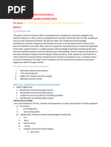 Electrical Wireman Trade Theory Grade III