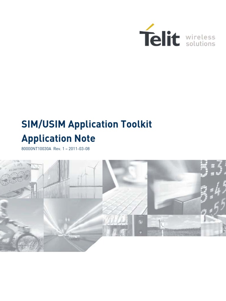 Telit SIM USIM Toolkit Application Note r1 PDF Subscriber Identity