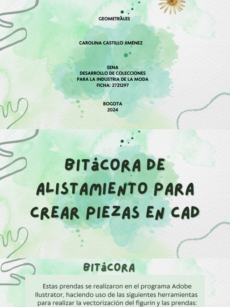 Bitácora de Alistamiento para Crear Piezas en CAD Diseño | PDF