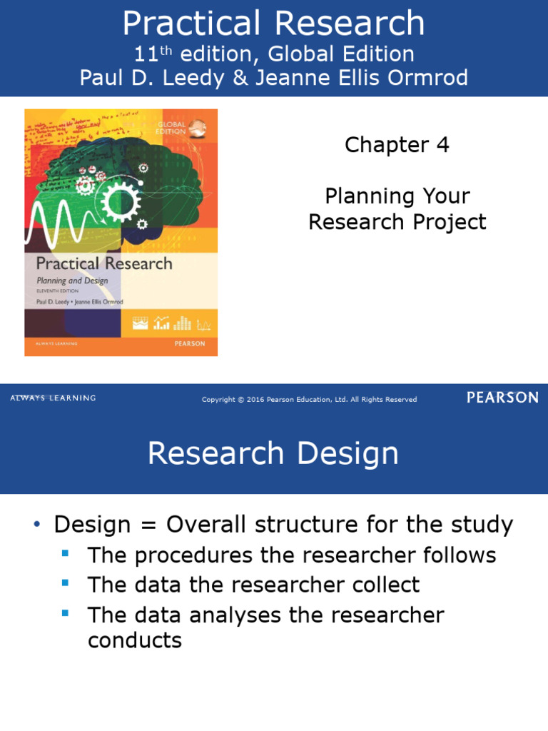 CH - 04PP Planning Your Research Project | PDF | Validity (Statistics ...
